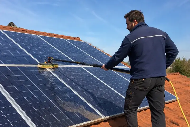 Nettoyage et entretien de panneaux solaires à Desingy